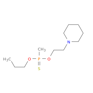 Phosphonothioic acid, methyl-, O-[2-(1-piperidinyl)ethyl] O-propyl ester