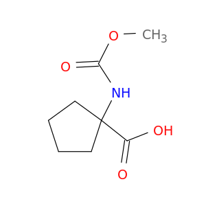 1-((Methoxycarbonyl)amino)cyclopentanecarboxylic acid