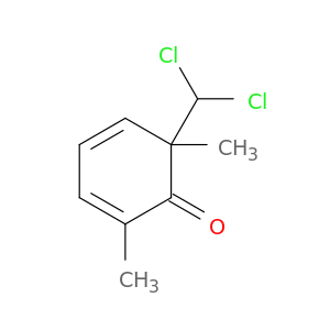 2,4-Cyclohexadien-1-one,6-(dichloromethyl)-2,6-dimethyl-