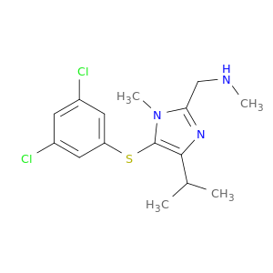 1H-Imidazole-2-methanamine,5-[(3,5-dichlorophenyl)thio]-N,1-dimethyl-4-(1-methylethyl)-