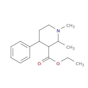 3-Piperidinecarboxylic acid, 1,2-dimethyl-4-phenyl-, ethyl ester
