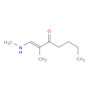1-Hepten-3-one, 2-methyl-1-(methylamino)-, (E)-