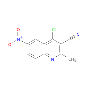 3-Quinolinecarbonitrile, 4-chloro-2-methyl-6-nitro-