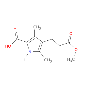 1H-Pyrrole-3-propanoicacid, 5-carboxy-2,4-dimethyl-, 3-methyl ester