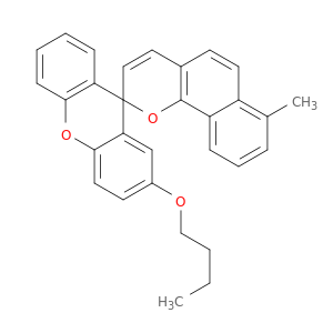 Spiro[2H-naphtho[1,2-b]pyran-2,9'-[9H]xanthene], 2'-butoxy-7-methyl-