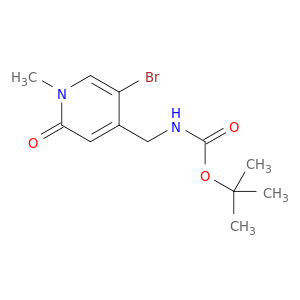 N-[(5-溴-1,2-二氢-1-甲基-2-氧代-4-吡啶基)甲基]-氨基甲酸叔丁酯