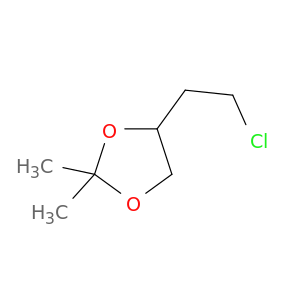 1,3-Dioxolane, 4-(2-chloroethyl)-2,2-dimethyl-