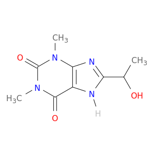 3,9-二氢-8-(1-羟乙基)-1,3-二甲基-1H-嘌呤-2,6-二酮