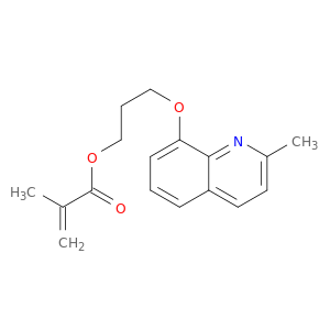 2-Propenoic acid, 2-methyl-, 3-[(2-methyl-8-quinolinyl)oxy]propyl ester