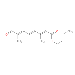 2,4,6-Octatrienoic acid, 3,7-dimethyl-8-oxo-, butyl ester, (E,E,E)-