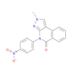 5H-Pyrazolo[3,4-c]isoquinolin-5-one, 2,4-dihydro-4-(4-nitrophenyl)-