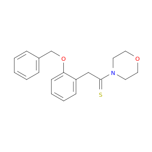 Morpholine, 4-[2-[2-(phenylmethoxy)phenyl]-1-thioxoethyl]-