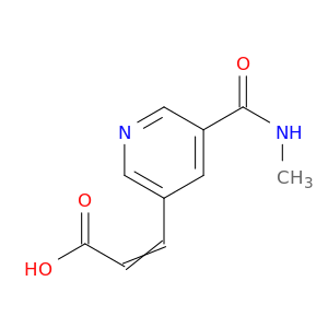 3-[5-(methylcarbamoyl)pyridin-3-yl]prop-2-enoic acid