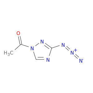 1H-1,2,4-Triazole, 1-acetyl-3-azido-