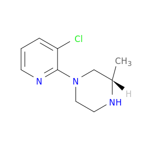 Piperazine, 1-(3-chloro-2-pyridinyl)-3-methyl-, (3S)-