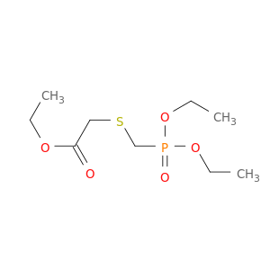 Acetic acid, [[(diethoxyphosphinyl)methyl]thio]-, ethyl ester