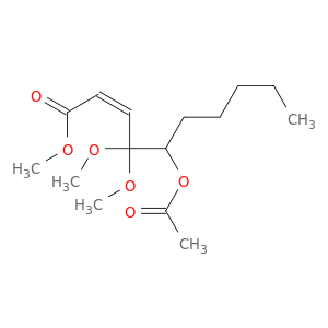 2-Decenoic acid, 5-(acetyloxy)-4,4-dimethoxy-, methyl ester, (Z)-