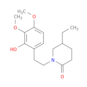 2-Piperidinone, 5-ethyl-1-[2-(2-hydroxy-3,4-dimethoxyphenyl)ethyl]-