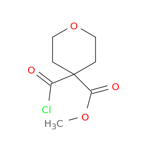 2H-Pyran-4-carboxylic acid, 4-(chlorocarbonyl)tetrahydro-, methyl ester