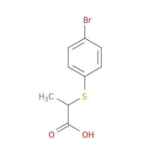 2-[(4-溴苯基)硫烷基]丙酸