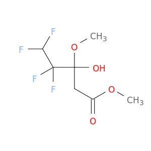 Pentanoic acid, 4,4,5,5-tetrafluoro-3-hydroxy-3-methoxy-, methyl ester