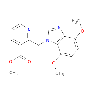 Methyl 2-[(4,7-dimethoxy-1H-benzimidazol-1-yl)methyl]nicotinate