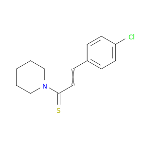 Piperidine, 1-[3-(4-chlorophenyl)-1-thioxo-2-propenyl]-