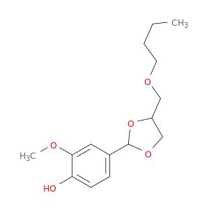 Phenol, 4-[4-(butoxymethyl)-1,3-dioxolan-2-yl]-2-methoxy-