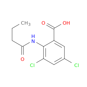 2-Butanamido-3,5-dichlorobenzoic Acid