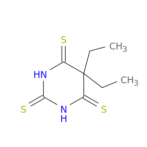 2,4,6(1H,3H,5H)-Pyrimidinetrithione, 5,5-diethyl-