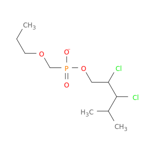 Phosphonic acid, (propoxymethyl)-, 2-chloro-1-methylethyl3-chloropropyl ester
