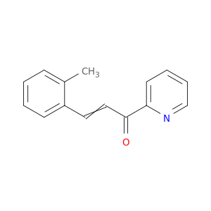 2-Propen-1-one, 3-(2-methylphenyl)-1-(2-pyridinyl)-