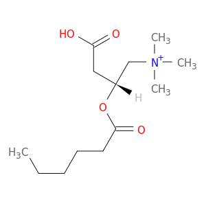 1-Propanaminium, 3-carboxy-N,N,N-trimethyl-2-[(1-oxohexyl)oxy]-, (R)-