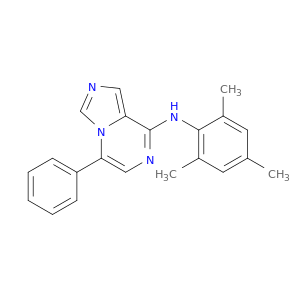 Imidazo[1,5-a]pyrazin-8-amine, 5-phenyl-N-(2,4,6-trimethylphenyl)-