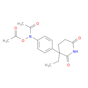 Acetamide, N-(acetyloxy)-N-[4-(3-ethyl-2,6-dioxo-3-piperidinyl)phenyl]-
