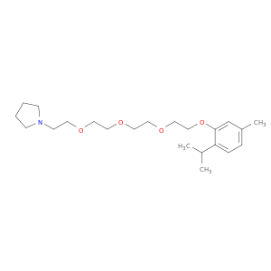 1-{2-[2-(2-{2-[5-methyl-2-(propan-2-yl)phenoxy]ethoxy}ethoxy)ethoxy]ethyl}pyrrolidine
