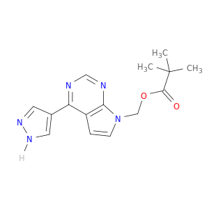 [4-(1H-吡唑-4-基)-7H-吡咯并[2,3-d]嘧啶-7-基]甲基特戊酸酯