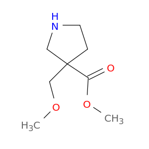 methyl 3-(methoxymethyl)pyrrolidine-3-carboxylate