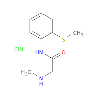 2-(Methylamino)-n-[2-(methylsulfanyl)phenyl]acetamide Hydrochloride