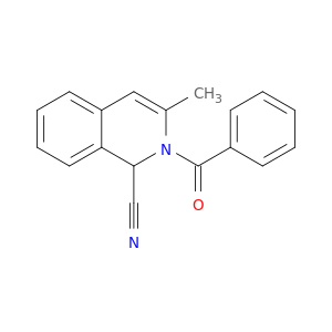 1-Isoquinolinecarbonitrile,2-benzoyl-1,2-dihydro-3-methyl-