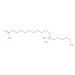 Octadecanoic acid, 12-hydroxy-12-methyl-