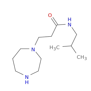 1H-1,4-Diazepine-1-propanamide, hexahydro-N-(2-methylpropyl)-
