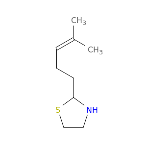 Thiazolidine, 2-(4-methyl-3-pentenyl)-