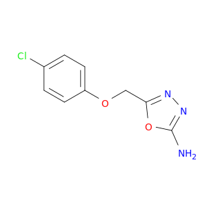 5-[(4-chlorophenoxy)methyl]-1,3,4-oxadiazol-2-amine