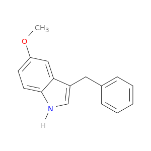 1H-Indole, 5-methoxy-3-(phenylmethyl)-