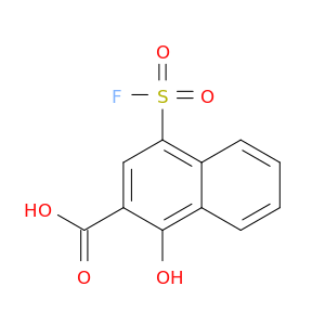 4-(氟磺酰基)-1-羟基-2-萘羧酸