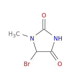 2,4-Imidazolidinedione, 5-bromo-1-methyl-