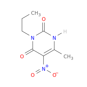 2,4(1H,3H)-Pyrimidinedione, 6-methyl-5-nitro-3-propyl-