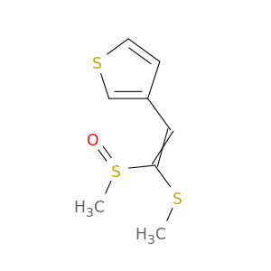 Thiophene, 3-[2-(methylsulfinyl)-2-(methylthio)ethenyl]-
