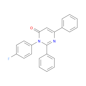 4(3H)-Pyrimidinone, 3-(4-fluorophenyl)-2,6-diphenyl-